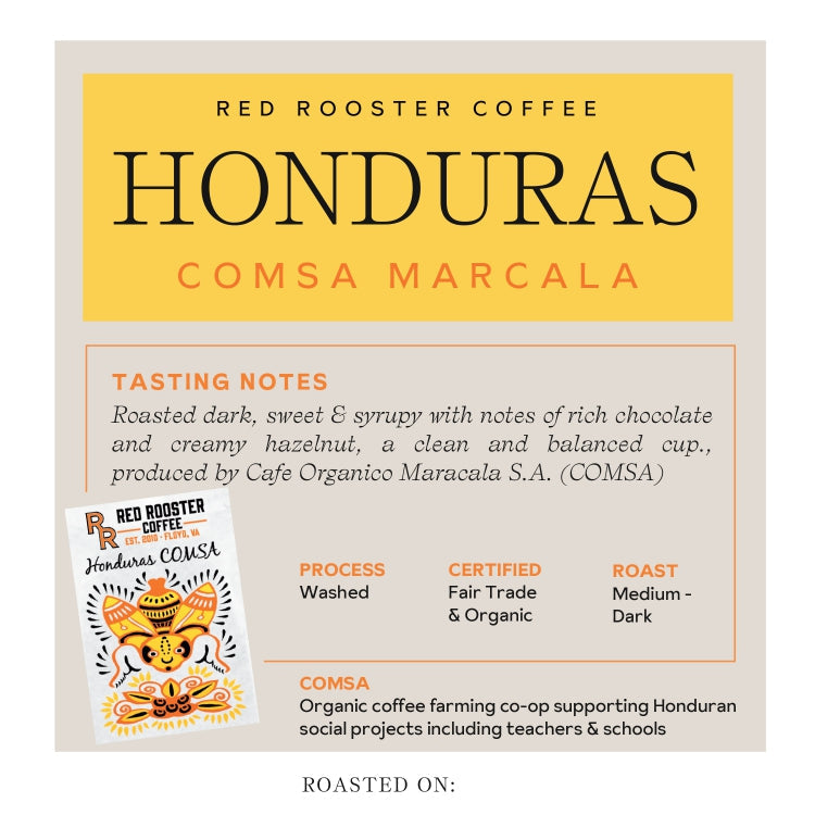 Honduras COMSA Marcala Rich Daily Brew Coffee