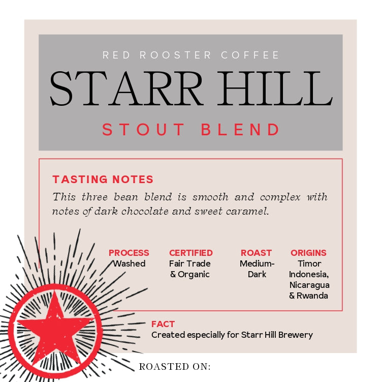 Organic Starr Hill Stout Blend Rich Daily Coffee Blend