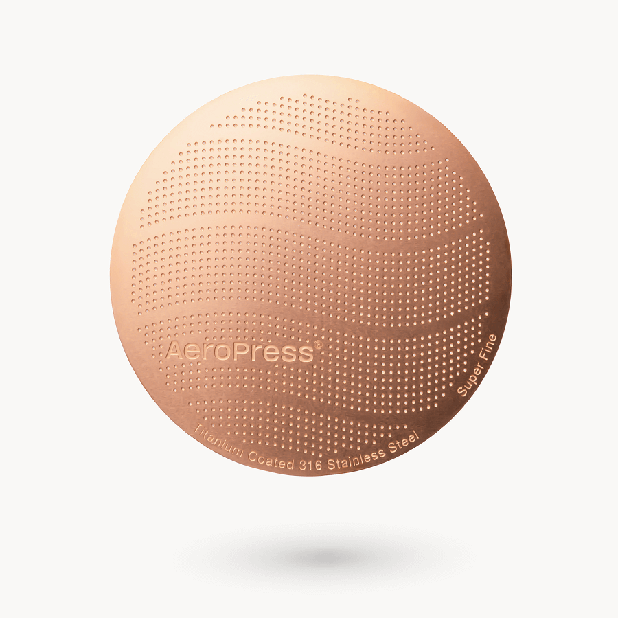 AeroPress Gold Tone Filter - Standard On the Go Coffee Brewer