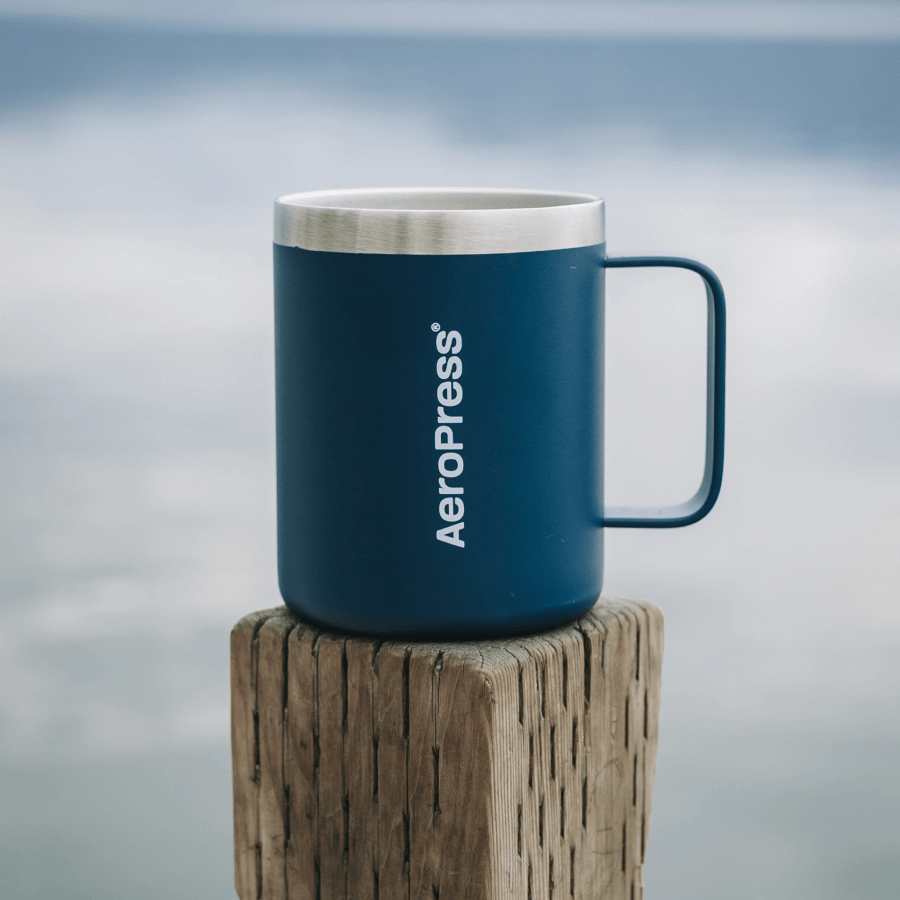AeroPress Travel Coffee Mug - Stainless Steel Insulated Coffee Drinkware