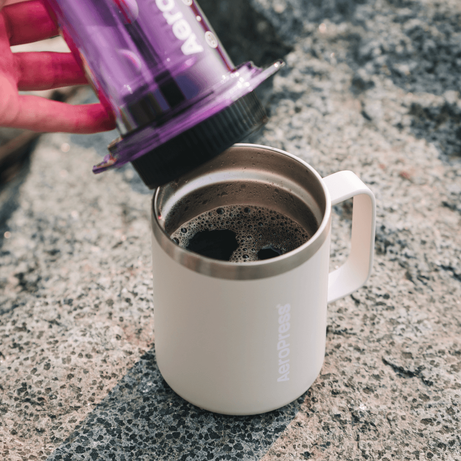 AeroPress Travel Coffee Mug - Stainless Steel Insulated Coffee Drinkware