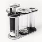 AeroPress Organizer Stand - Stainless Steel Coffee Accessory Holder