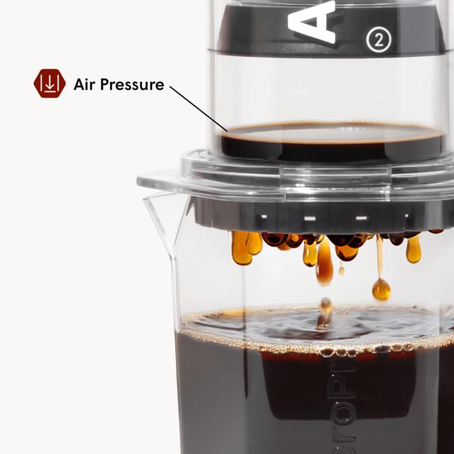 AeroPress Coffee Maker - Clear XL Full Flavor Coffee Maker