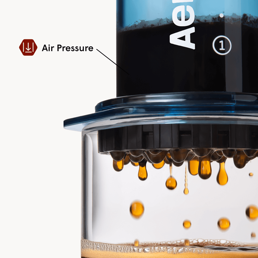 AeroPress Coffee Maker - Clear & Colors Visual Brew Coffee Maker