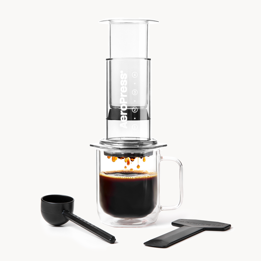 AeroPress Coffee Maker - Clear & Colors Visual Brew Coffee Maker
