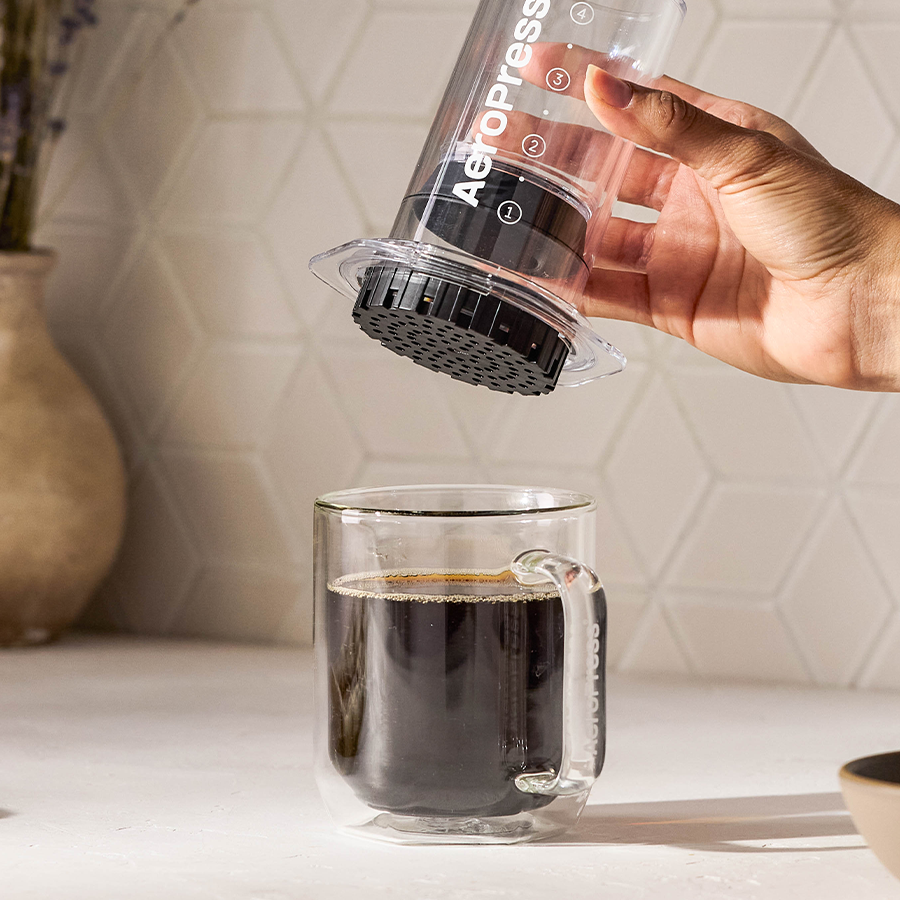 AeroPress Coffee Maker - Clear & Colors Visual Brew Coffee Maker