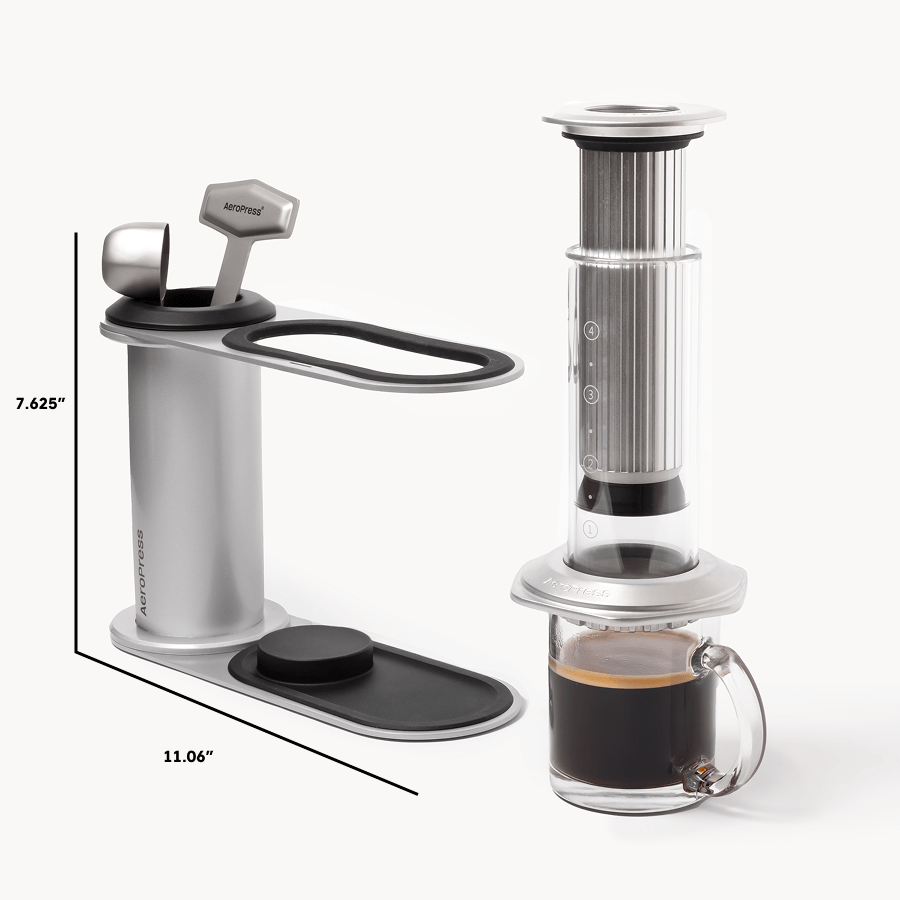 AeroPress Organizer Stand - Stainless Steel Coffee Accessory Holder