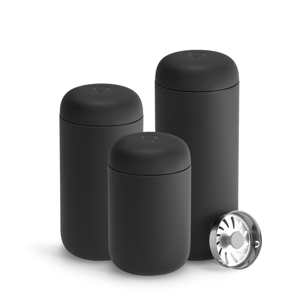 Fellow Carter Move Mug + Splash Guard Insulated Coffee Drinkware