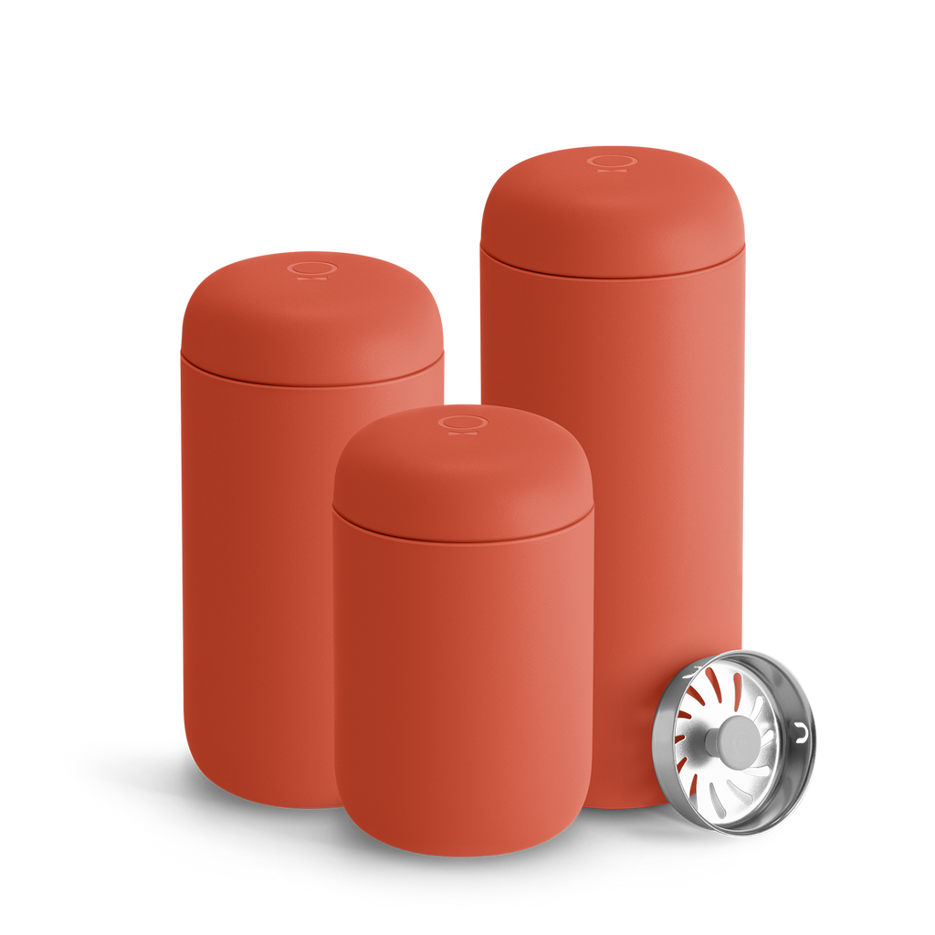 Fellow Carter Move Mug + Splash Guard Insulated Coffee Drinkware