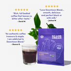 Downtown Blend Organic & Fair Trade Smooth Espresso Blend Coffee
