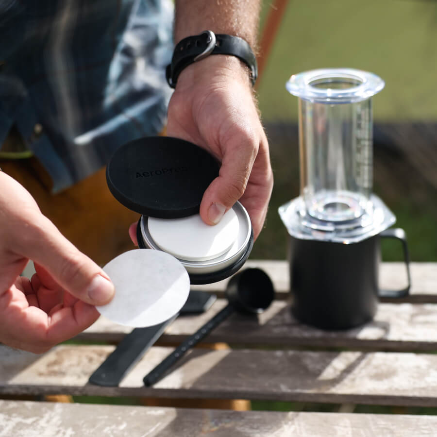 AeroPress Travel Filter Holder Easy Brew Filter Accessory