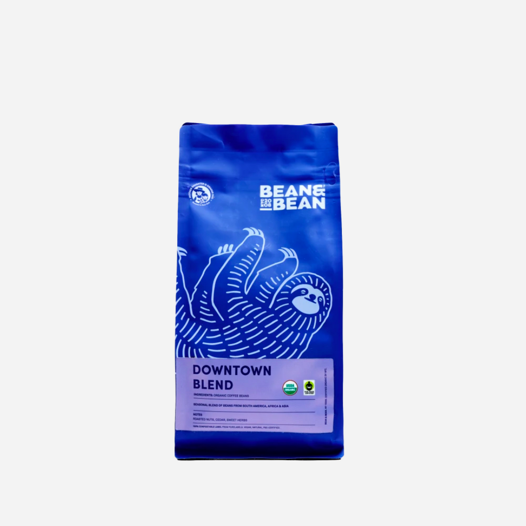 Downtown Blend Organic & Fair Trade Smooth Espresso Blend Coffee