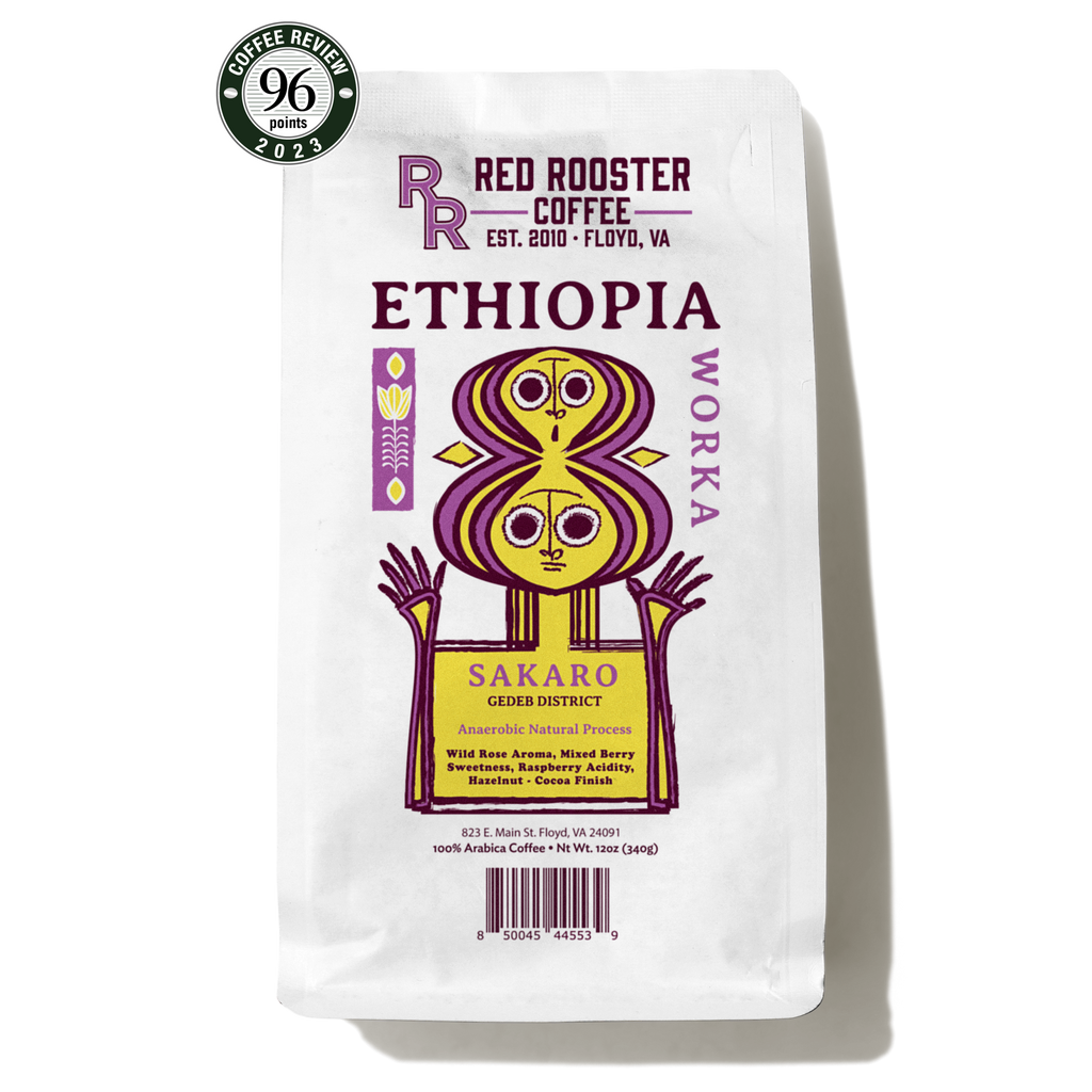 Ethiopia Worka Sakaro Anaerobic Natural Fresh Roasted Origin Coffee