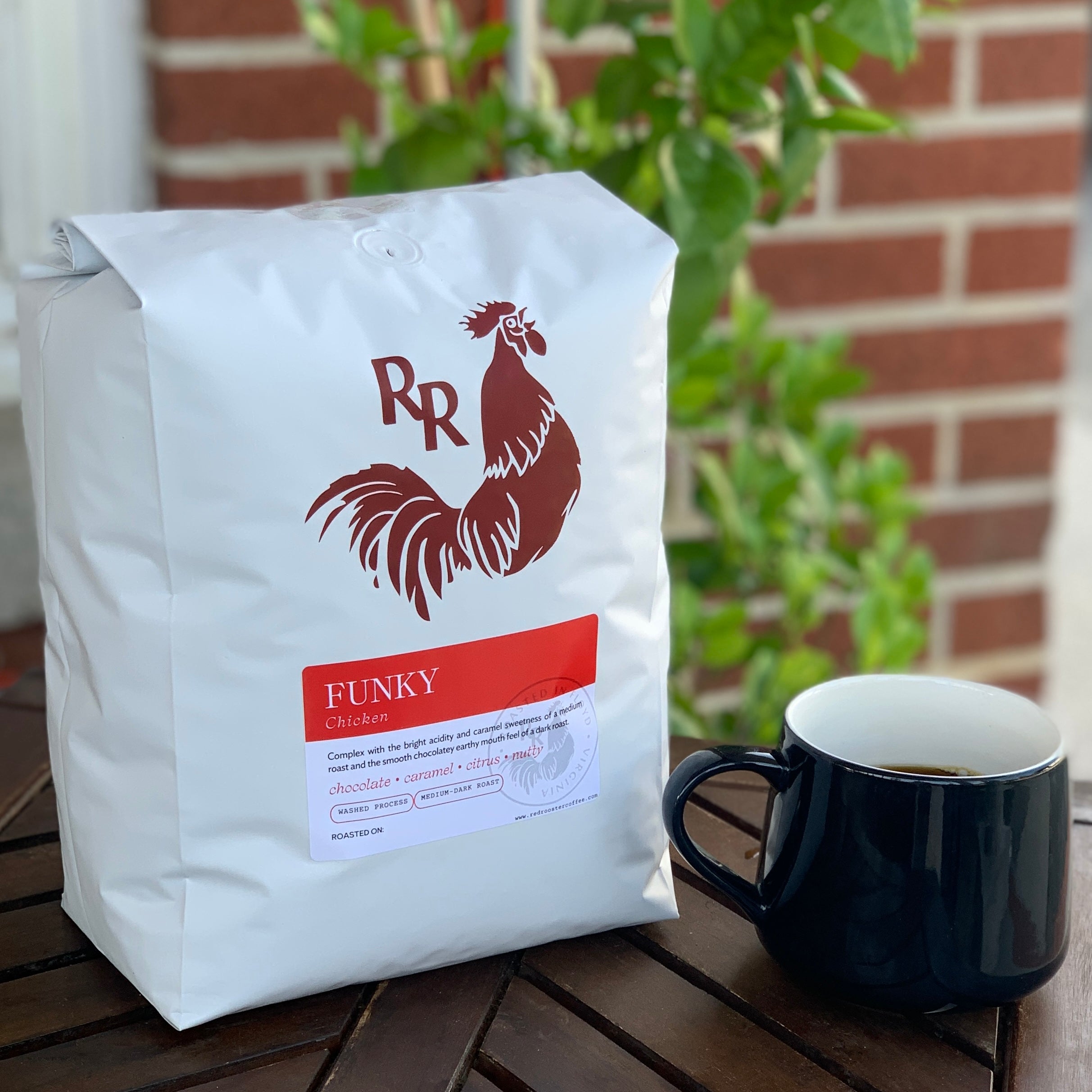 Organic Funky Chicken Rich Daily Coffee Blend