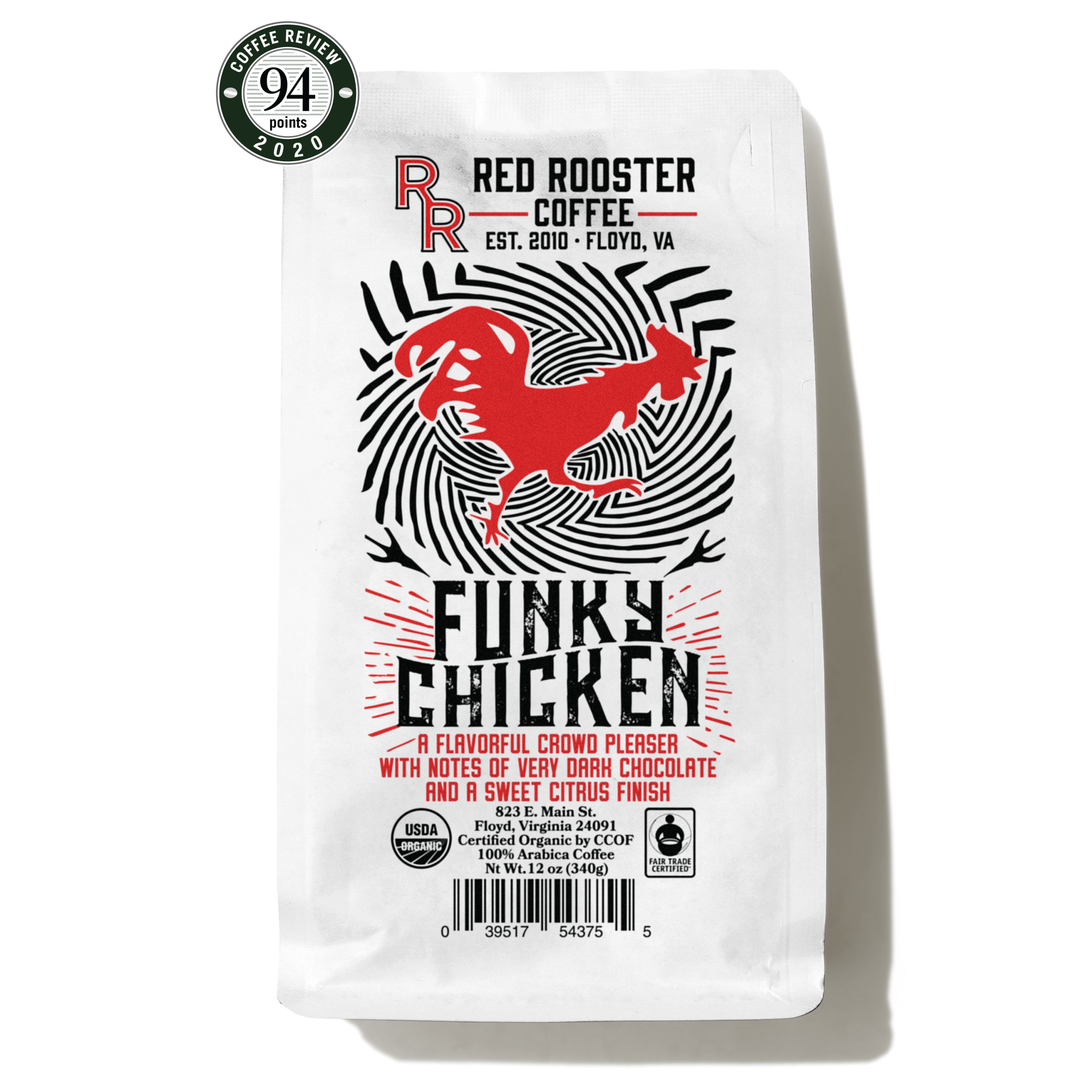 Organic Funky Chicken Rich Daily Coffee Blend