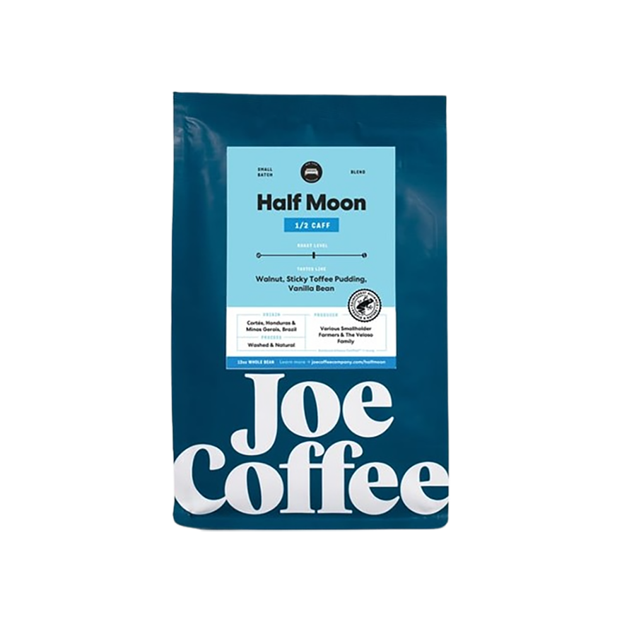 Half Moon Half Caff 12 oz Rich Daily Coffee Blend