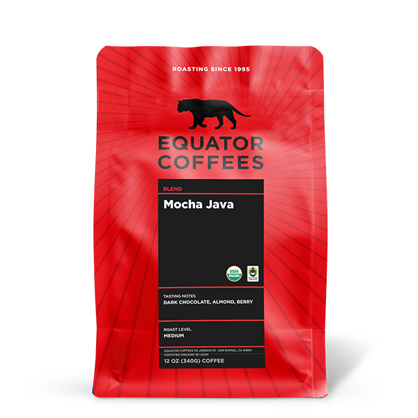 Mocha Java Fair Trade Organic 12 oz Rich Daily Coffee Blend