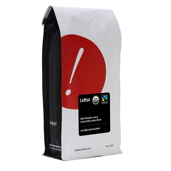 Leftist (Fairtrade Organic) 2 lb Rich Daily Coffee Blend