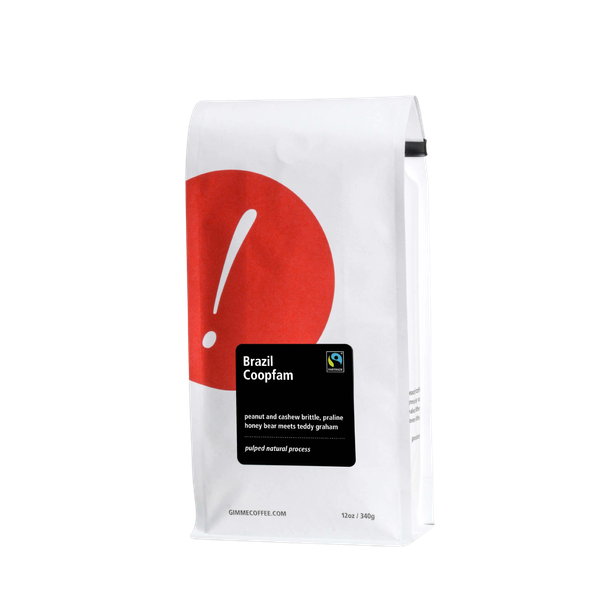Brazil Coopfam Certified Fairtrade 12 oz Rich Daily Coffee Blend
