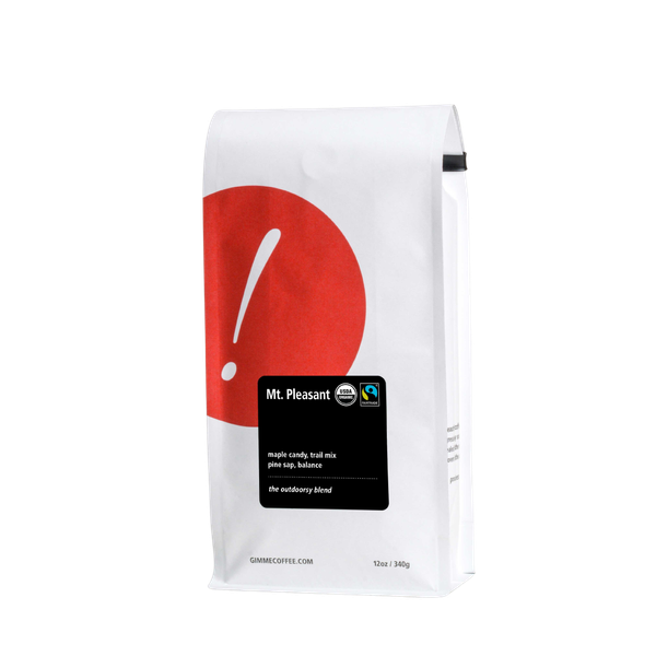 Mt Pleasant Fairtrade Organic 12 oz Rich Daily Coffee Blend