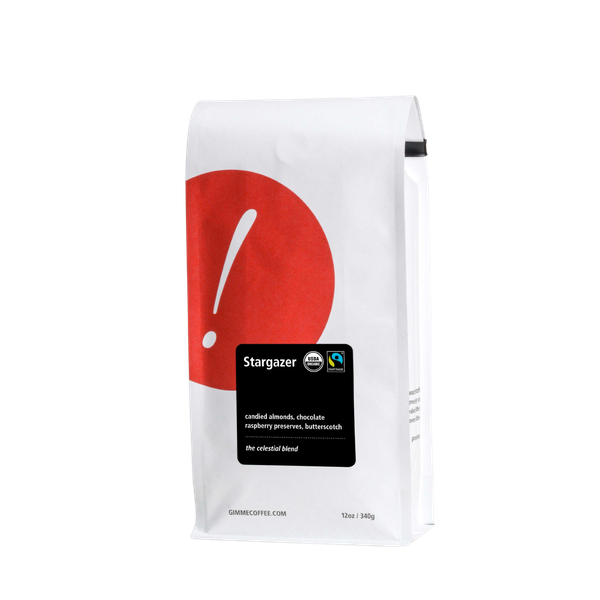 Stargazer Fairtrade Organic 12 oz Rich Daily Coffee Blend