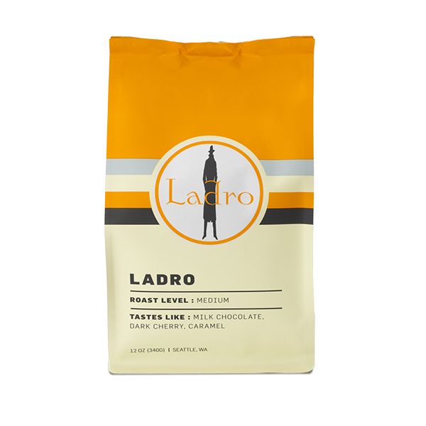 Ladro Espresso 12 oz Smooth Espresso Blend Coffee