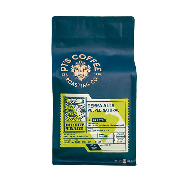 Terra Alta Pulped Natural 12 oz Smooth Espresso Blend Coffee