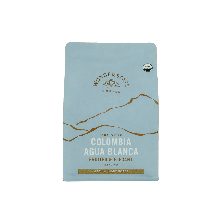 Organic Colombia Agua Blanca 10.5 oz Fresh Roasted Origin Coffee
