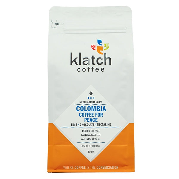 Colombia Coffee for Peace 12 oz Rich Daily Brew Coffee