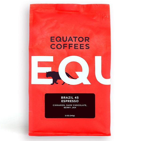 Brazil 45 Espresso 12 oz Smooth Espresso Blend Coffee