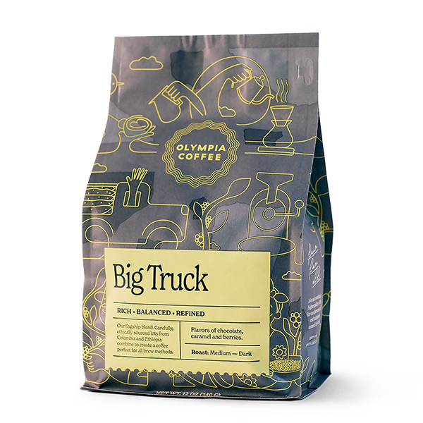 Big Truck 12 oz Smooth Espresso Blend Coffee