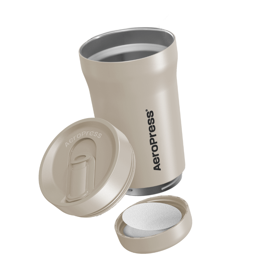 AeroPress Travel Coffee Tumbler - Stainless Steel Insulated Coffee Drinkware