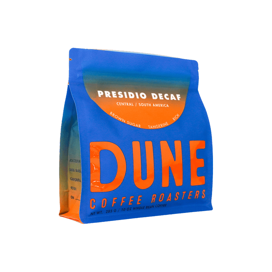 Presidio Decaf 10 oz Easy Drinking Decaf Coffee