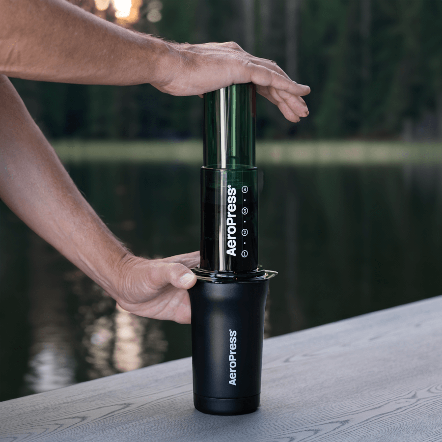 AeroPress Travel Coffee Tumbler - Stainless Steel Insulated Coffee Drinkware