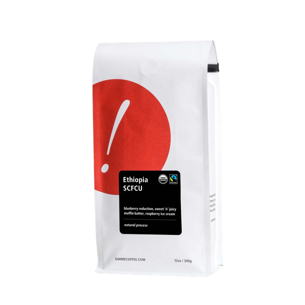 Ethiopia SCFCU Fairtrade Organic 12 oz Fresh Roasted Origin Coffee
