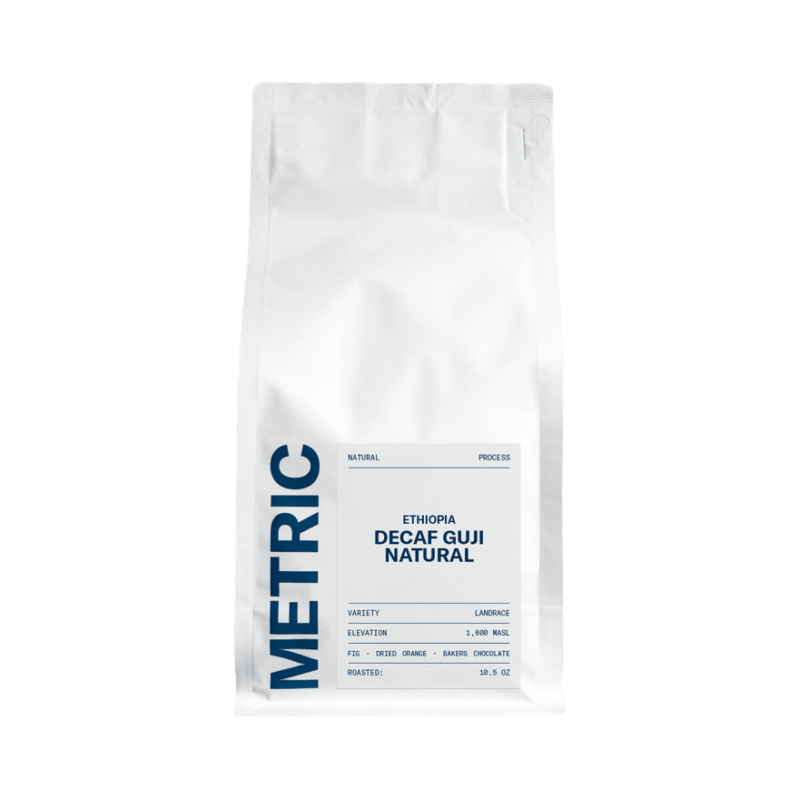 Ethiopia Decaf Guji Natural 10.5 oz Fresh Roasted Origin Coffee