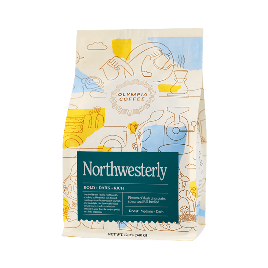 Northwesterly Blend 12 oz Smooth Espresso Blend Coffee